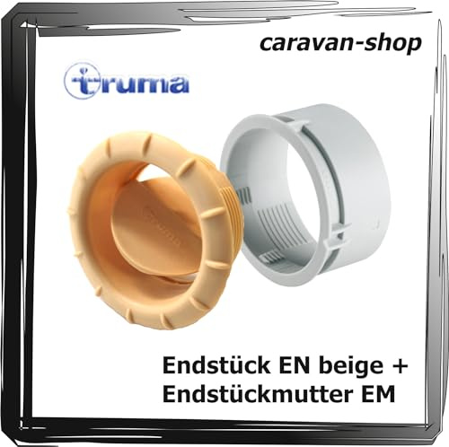 Tuma - Salida de aire (EN), color beige + tuerca de cola EM