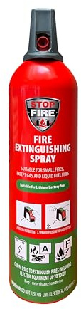 IWH Vertriebs GmbH Spray antincendio 750 ml per combustibili Solidi, Oli e batterie al Litio