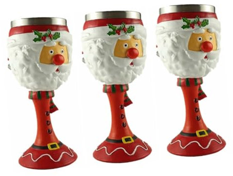 Cabilock 3 Piezas De Taza De Vino Copas De Muñeco De Nieve Copas De Vino Navideñas Decoración Navideña Copas De Vino Pintadas De Navidad Copa De Vino Navideña Copa Navideña De Acero