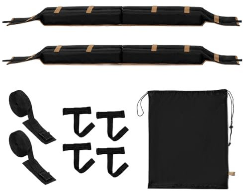 Paraspruzzi per kayak, cuscino in schiuma per barre da tetto, tavola da surf, accessori auto cuscino resistente alle intemperie rinforzato per canoa furgone