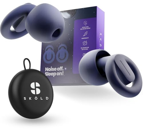 'Sköld Schlaf Ohrhörer (Blau, One size)
