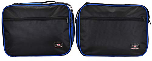 GREAT BIKERS GEAR - Packtaschen für BMW F650GS F800GS R1200GS Vario Packtaschen Innentaschen Erweiterbare Blaue und Schwarze Motorrad-Reisetaschen Koffer
