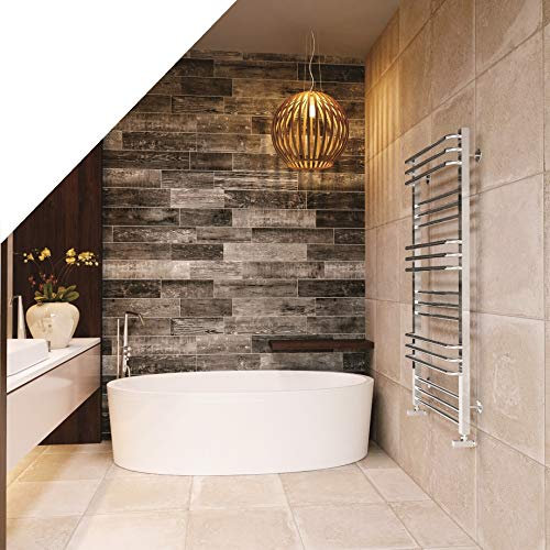 Design Badheizkörper Sorento Anzahl Stäbe 12 Stück Edelstahl - 530 x 760 mm Badwärmer Handtuchheizkörper Heizkörper
