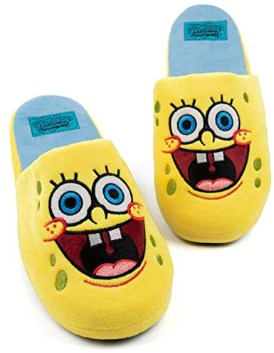 SPONGEBOB SQUAREPANTS Pantoufles pour Femmes Homme Adultes Character House Sliders