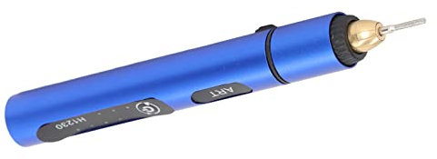 Gravierstift, 5 V Elektrischer Gravierstift, Wiederaufladbar, Tragbar, Aluminiumlegierung, Breite Anwendung, Feine Verarbeitung für Jadestein (Blau)