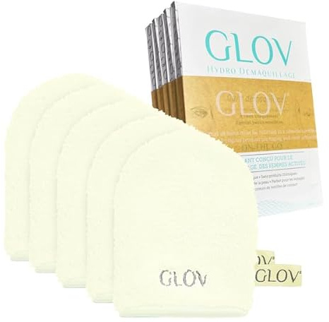 Glov Make up Abschminktücher Abschminktücher Sanfte und Effektive Gesichtsreinigung für Alle Hauttypen Wiederverwendbare Mikrofasertücher Praktisches Set für Tägliche Pflege Öko und Nachhaltig