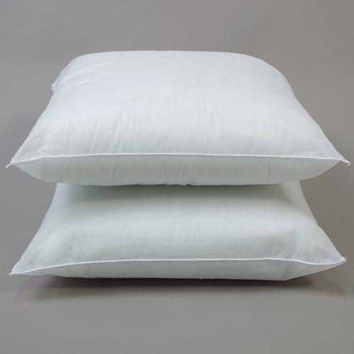 10XDIEZ Fibra Relleno cojín (Blanco - 65x65cm)