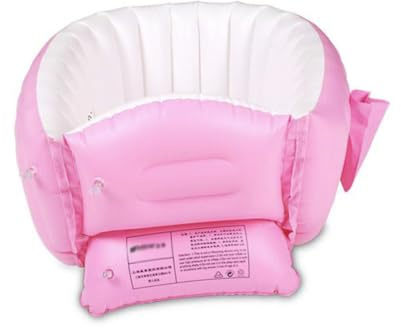 Toyvian Bañera Inflable para Bebés Portátil de Pvc Grueso, Plegable Inflado Rápido, Piscina de Baño para Niños E Infantes, Adecuado para Ducha y Viaje