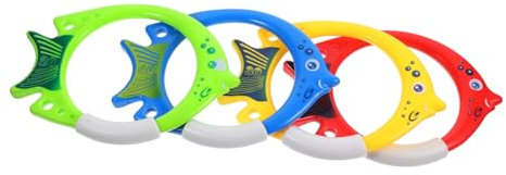 UPKOCH 4stücke Pool Tauchringe Für Bunte Tauchspielzeuge Verbesserung Schwimmfähigkeiten Für Schwimmbadtraining Und Unterwasservergnügen
