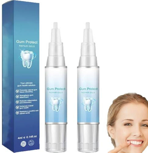 Gum Protect Repair Gel per lo sbiancamento dei denti, trattamento delle gengive, riparazione e protezione del dentifricio, pulizia profonda delle gengive, penna sbiancante istantanea per uomini e