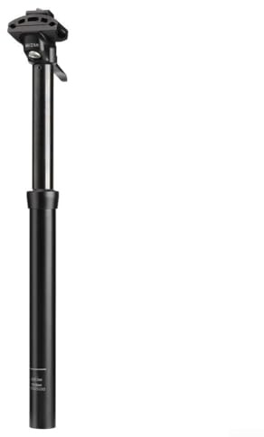Hasaller Fahrradsattelstützen Aluminiumlegierung Fahrrad Dropper Sattelstütze Höhenverstellbar Fahrrad Hydraulische Dropper Post Fahrrad Federsattelstütze mit Handsteuerungshebel (31,6 mm)