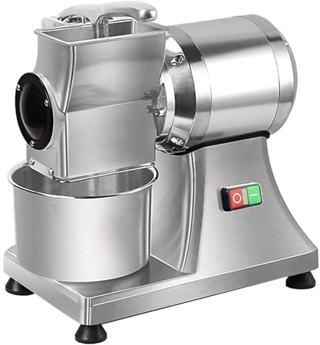 Grattugia commerciale per formaggio, 550 W, trituratore e affettatrice per formaggio, burro, pane e crusca