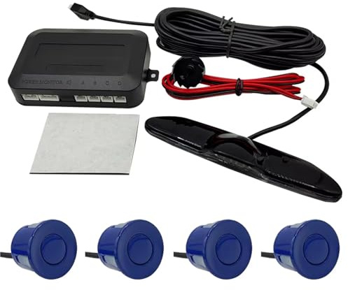 Posizionatore Sistemi Sensori Parcheggio Kit Display Monitor Retroilluminato Assistente Rilevatore Retromarcia 4 Sonde Monitor Angoli Ciechi Auto Controllo Distanza