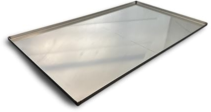 EWH rostfritt stål fettuppsamlingsplåt/fettbadkar/droppplåt för gasgrill Trendline Cordoba 510 (680 x 300 x 10 mm) av rostfritt stål