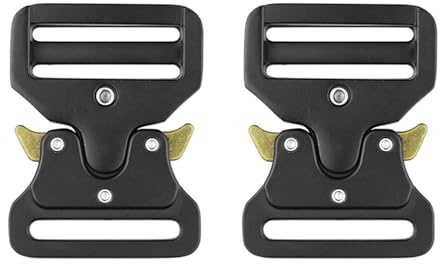 Sukviaq 2 Stück Gürtelschnalle, 40mm Herren Gürtel Schnalle, Metall Schnalle, Ersatz Gürtelverschluss, Zinklegierung, Gepäckzubehör, für selbstgemachte Rucksäcke und Tragetaschen