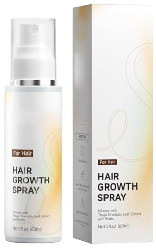 Spray para el crecimiento del cabello, 60 ml spray para la pérdida de cabello más fuerte, fórmula fortalecedora, soporte más fuerte y espesante para cabello fino, pérdida de cabello, para