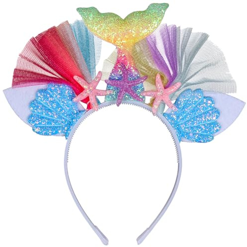 Haarband Leder Kopfschmuck für Kinder, Buntes Party Accessoire | Halloween Feier, Fasching und Cosplay, Sicher Anzulegen, Sofort Haar Look