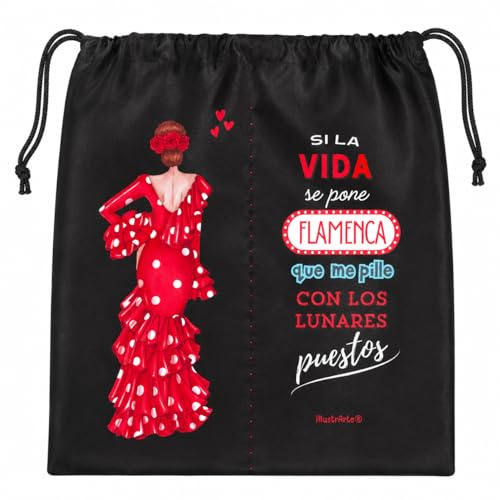illustrArte Bolsa Zapatos Flamenca Macarena 40 x 40 cm