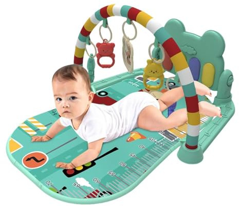 Aktivitetsmatta för bebisar, Gymmatta för bebisar,Sensorisk utveckling Aktivitet Gymmatta | Creative Play gymmatta med musik, aktivitetsmatta sensorisk och färdighetsutveckling barn 0-36 månad