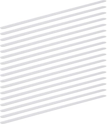 Relaxdays Anti Rutsch Streifen, 17er Set, 60 cm lang, Kunststoff, für Dusche, Treppe, Anti-Rutsch-Sticker, transparent | Kunststoff, für Dusche, Treppe, Anti-Rutsch-Sticker