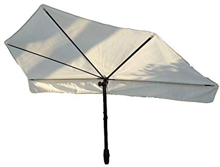 holly NEU Fächer Schirm Shadow - Natur mit Halterung bis 40 mm Ø - Made IN Baden WÜRTTEMBERG