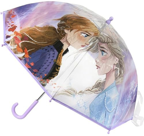 Frozen 2 Disney Ombrello Bambina Trasparente