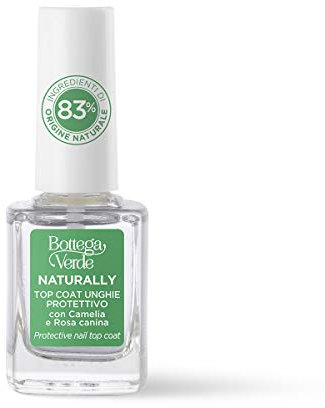Bottega Verde - NATURALLY - Top coat unghie protettivo con Camelia e Rosa canina (10 ml)