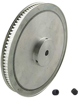 Pnloog-Zahnriemenscheibe 100 Zähne XL Timing Riemenscheibe 100t, 10mm / 12mm Bohrung, Motorscheibe Aluminium 100 Zähne, Antriebsriemenbreite 11mm, Synchronscheibe
