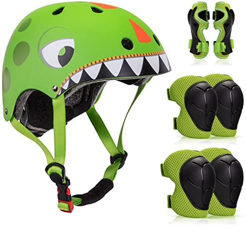 Kinderhelm für 1 2 3 4 5 Jahre Jungen Mädchen, Größe: 50-54 cm, Verstellbar Kinder Fahrradhelm Jugend Skaterhelm, Helm für Fahrrad Skateboard Scooter Motorrad