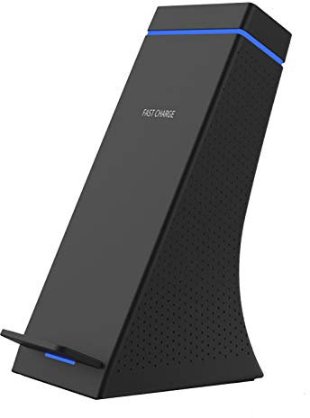 HHUARI LAHappy Caricabatterie Wireless Altoparlante Bluetooth 2 in 1, Dock Stazione di Ricarica Wireless Qi per iPhone 12/12 Mini/12 Pro/12 PRO Max/11/XR/XS/X/8 The New
