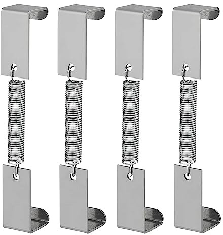 Lot de 4 supports de plaque d'immatriculation rectangulaires en acier - Utilisation universelle - Support de plaque d'immatriculation pour voiture et cyclomoteur - 107-180 mm