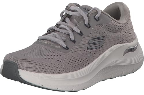 Skechers sneakers för män, Taupe Mesh Syntetiskt, 43 EU