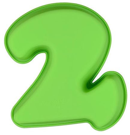 PRETYZOOM Silicone Number Cake Mold Baking DIY Molding Reusable Non-Stick Oven Microwave Safe Hand Wash Random