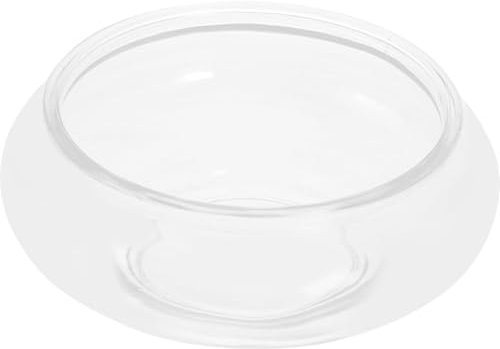 Jarrón Transparente para Peces, Cuenco de Burbujas de Vidrio, Maceta Redonda Profunda, terrario, Cuenco de Lirio de Agua, jarrón de Boca Ancha, Maceta hidropónica de Cristal, Cuenco de