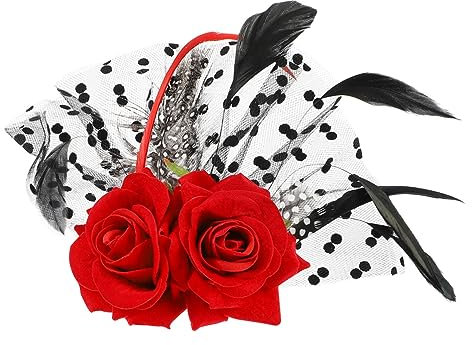 Gogogmee Rote Haarspange Für Hochzeiten Eleganter Haarschmuck Für Bräute Blumenmädchen Und Besondere Anlässe Perfektes Accessoire Für Fotoshootings Und Partys