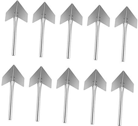 Mikikit 10pezzi Cazzuola Angolare in Acciaio Inossidabile Per Cartongesso Utensile Da Lavoro Per Raschiatura e Stucco Antiscivolo Per Applicazione Precisa