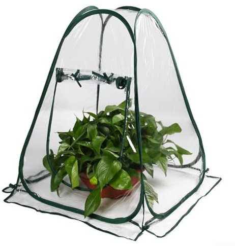 Invernadero de cúpula, mini invernaderos, pequeña casa de cultivo, con cubierta de PVC, para tomates, hortalizas y plantas