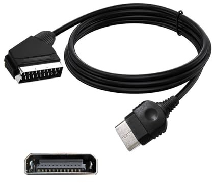 Câble de connexion péritel RVB de génération 1 - Transfert rapide de données pour moniteurs européens - Câble vidéo péritel Rgbs original