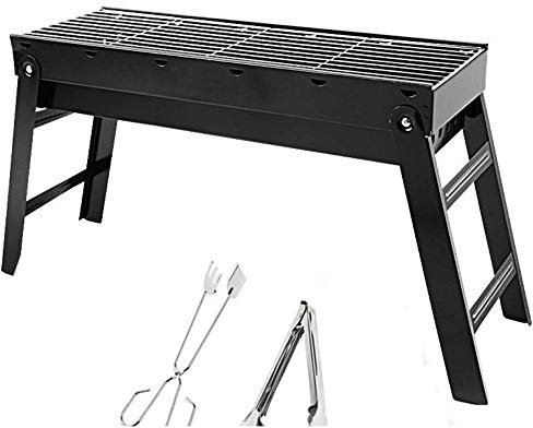 WANGKENSU Charcoal Grill Barbecue Portable BBQ - Stainless Steel Folding BBQ Grill Camping Grill Tabletop Grill Grill