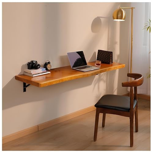 Scrivania Da Parete Per Impieghi Gravosi Banco Da Lavoro Pieghevole A Parete Scrivania Per Laptop Galleggiante Tavolo Da Muro Pieghevole Per Piccoli Spazi(100 * 45cm)