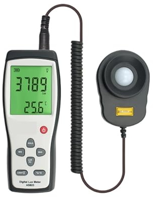 Esposimetro, Misuratore di lux digitale portatile Illuminamento 200.000 Lux/FC Luminometro Fotometro Tester illuminazione Luxmetro