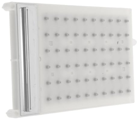 LALADEFIEE Soffione Doccia Rettangolare Piastra Ugello Beige 60 Fori Ricambio per Doccia Effetto Cascata