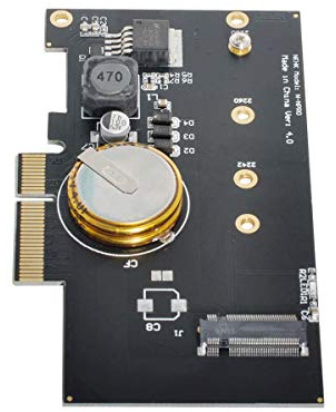 Xiwai PCI-E 3.0 x4 a M.2 NGFF M Key SSD Nvme Card Adapter PCI Express con protezione da guasti di alimentazione 4.0F Super condensatore