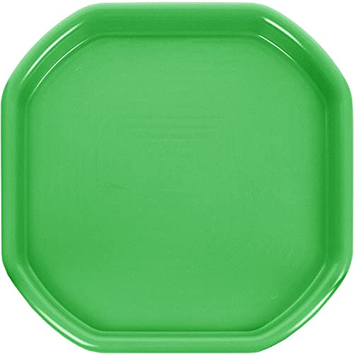 M1SS Small Mixing Tray 70cm x 70cm Plastic Assorted Tuff Tray Messy Activities (Lime Green)