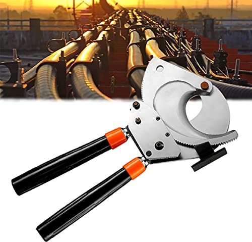 LXX Tagliabulloni Professionale, Tagliacavi a Cricchetto, Industriale Taglierini per Bulloni con Impugnatura Ergonomica Retrattile, 500mm²/3x120mm²