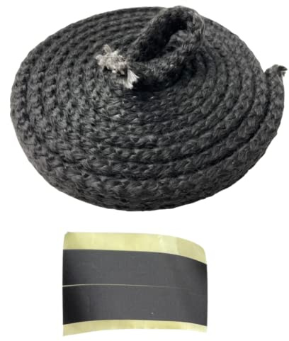 FireVikings Fireparts mit hochwertiger Spartherm-Türdichtung, 3 m Durchmesser, 18 x 8 mm, Flachschnurdichtung für Spartherm Ambiente A1 Passo S, Senso S, Speedy 1V-51, Speedy M-51, Mini 2R-51