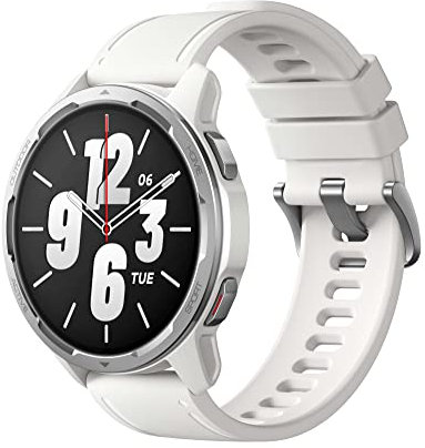 Xiaomi Watch S1 Active (Moon White) e USB-C Cable 1m (Bianco), Orologio Smart, Display AMOLED HD 1.43, 19 Modalità di Allenamento, NFC Integrato, Resistenza all'Acqua, Versione Italiana