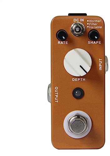 pedal de modulación de guitarra Pedal De Efectos De Trémolo Digital Con Tres Modos De Trémolo Diferentes Pedal Compacto