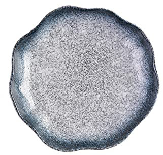 Servizio di piatti Piatto d'epoca da 8 pollici Piatto for la casa Piatto da insalata Piatto da tavola in ceramica Piatto da portata irregolare Piatto da cucina Piatti da portata Servizio da tavola ( C