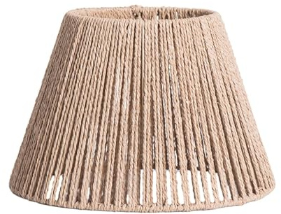 perfk Lampada a Sospensione per Cucina, Paralume in Corda Intrecciata, Copertura per lampadario, Decorazione a Sospensione, Paralume per Hotel, casa